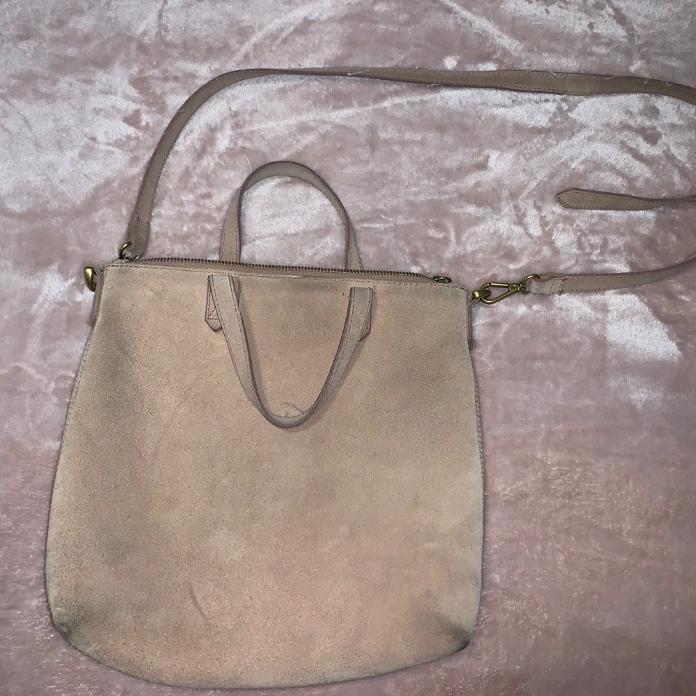 Madewell zip top transporter tote